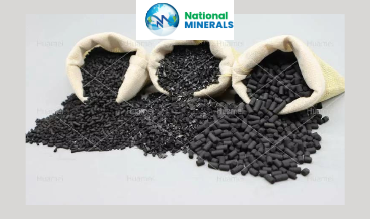 Close-up of Activated Carbon Granules